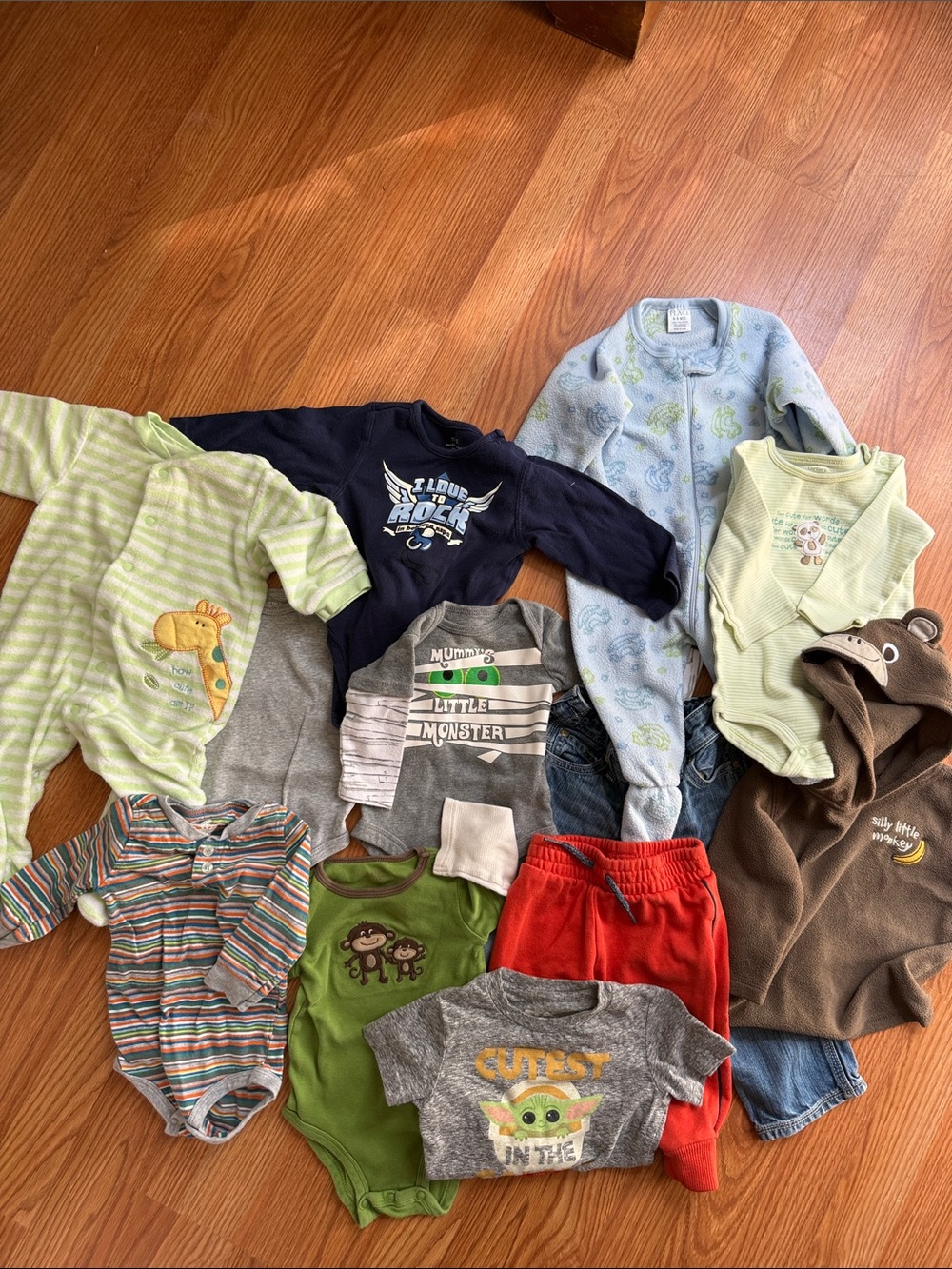 💰BOGO FREE 12 Piece Infant Baby Boy Clothing Bundle 6-12 Months